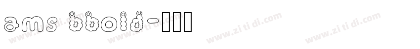 ams bbold字体转换